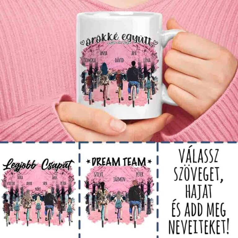 Biciklis család tavasszal - MyLife