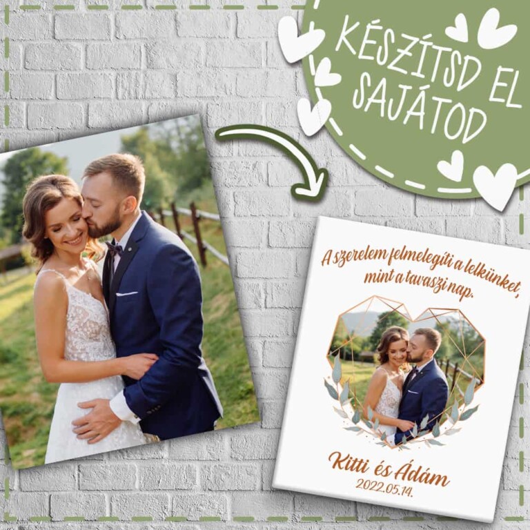 Esküvői szivecske fotó - Mylife Plus