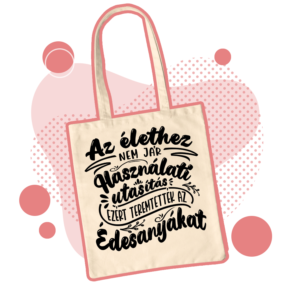 Anyák napi ajándék vászontáska - 2022