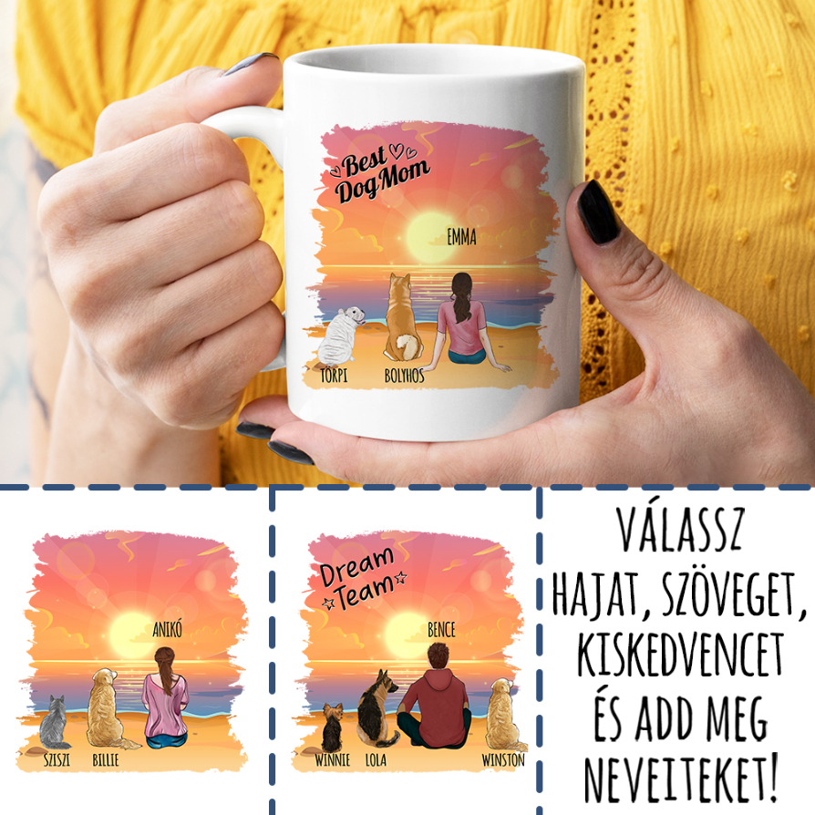 Kiskedvenccel a parton - egy alak - MyLife