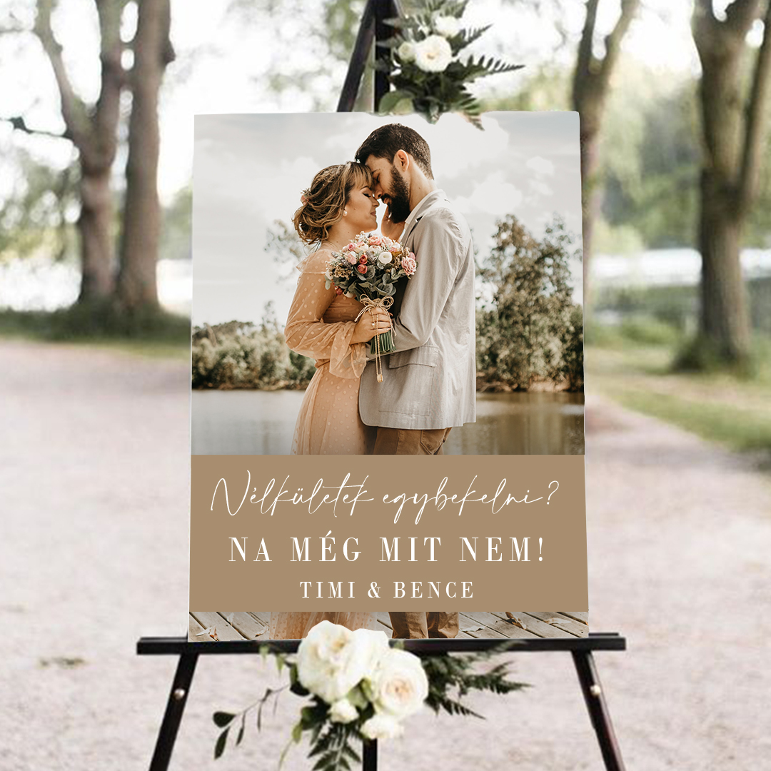 Esküvői üdvözlő tábla - MyLife Plus