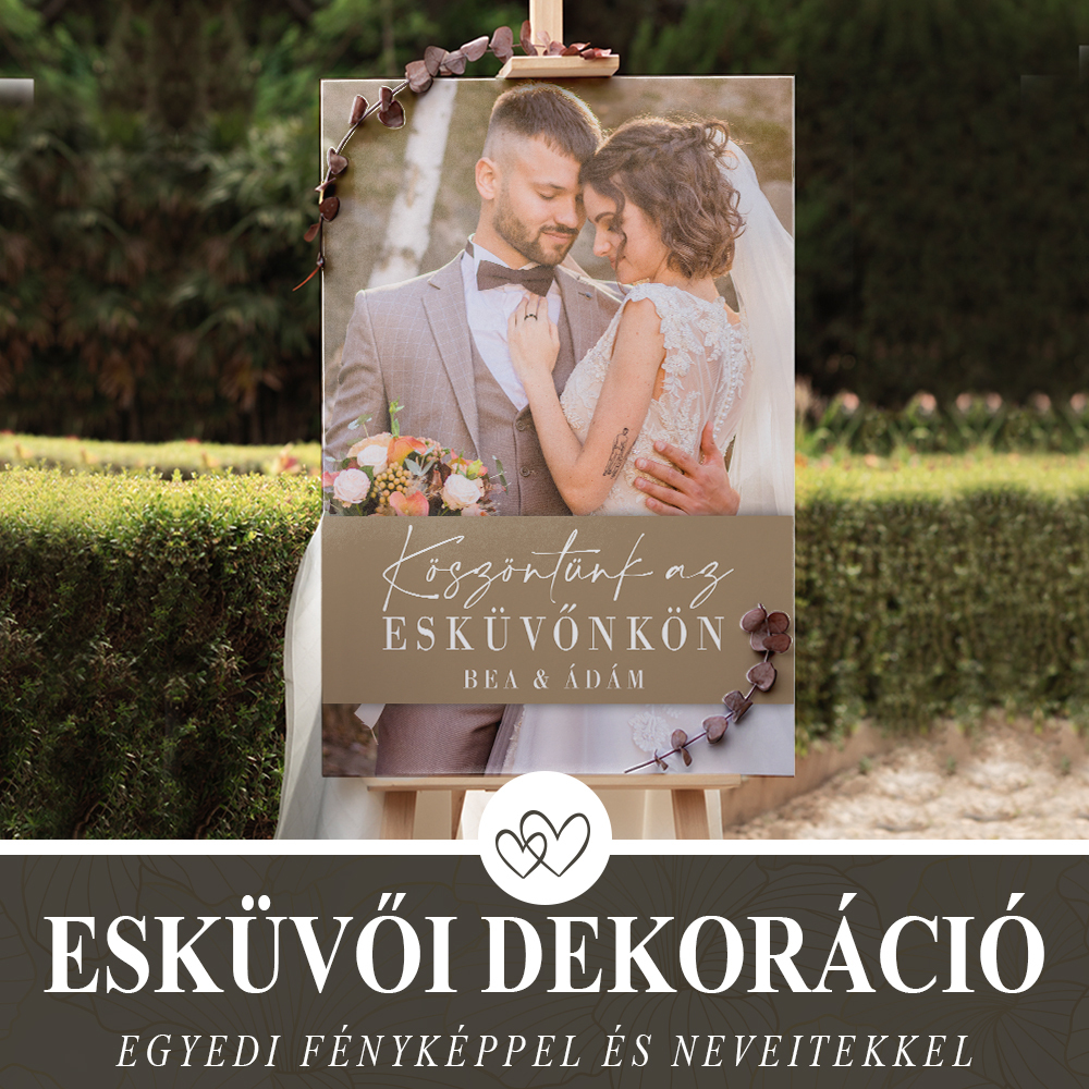 Esküvői vászonkép ötletek