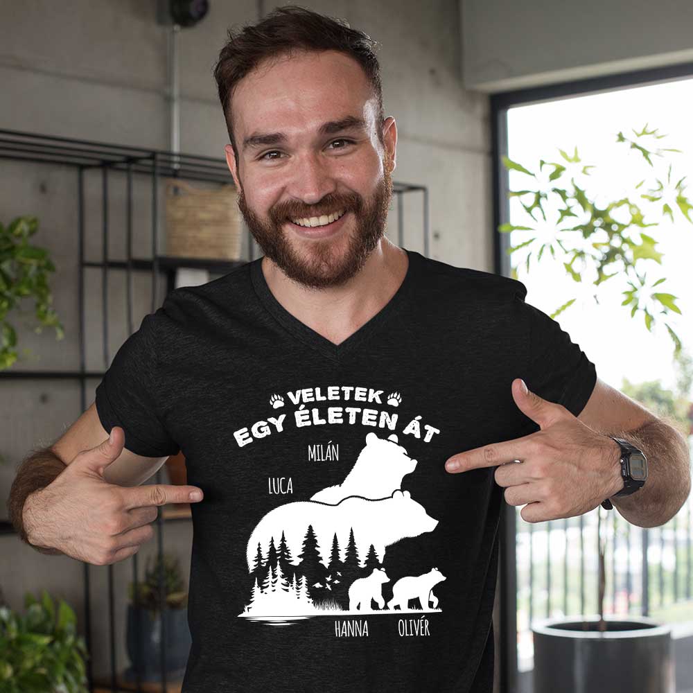 Maci család sziluett MyLife