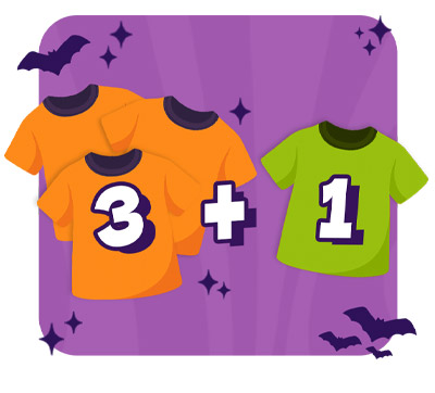 Halloween-i pólóáradat ajándék filmes póló rendelésedhez