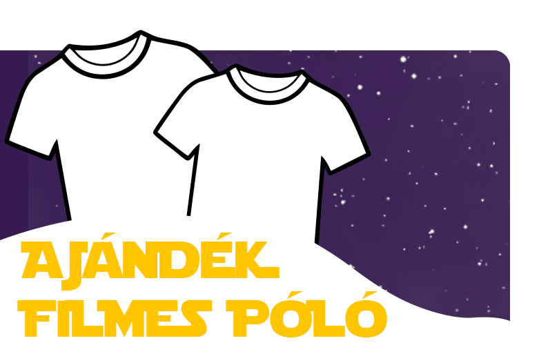 Halloween-i pólóáradat ajándék filmes póló rendelésedhez