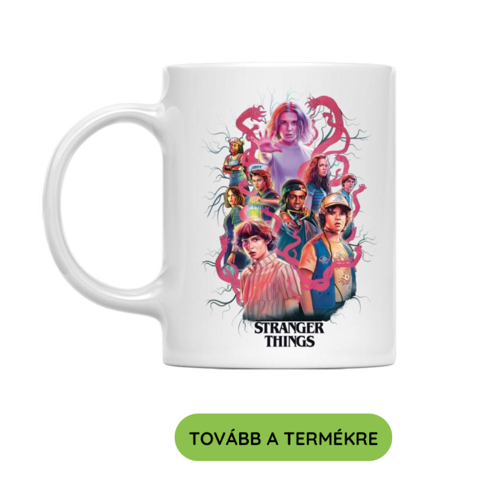 Stranger Things ajándékötletek