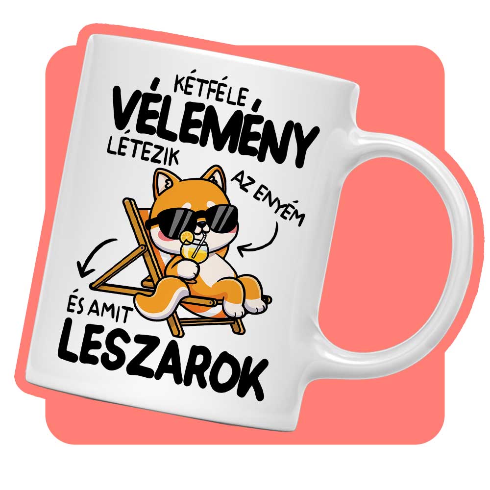 Ajándék vicces bögre