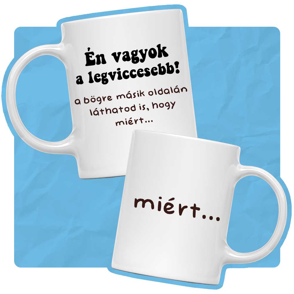 Ajándék Vicces bögre